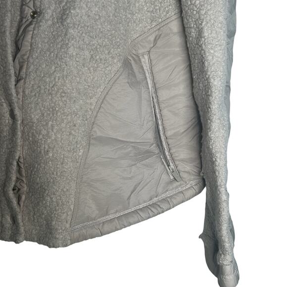 LULULEMON Go Cozy Jacket WOOL SIZE 10 heathered ceramic - Picture 7 of 11
